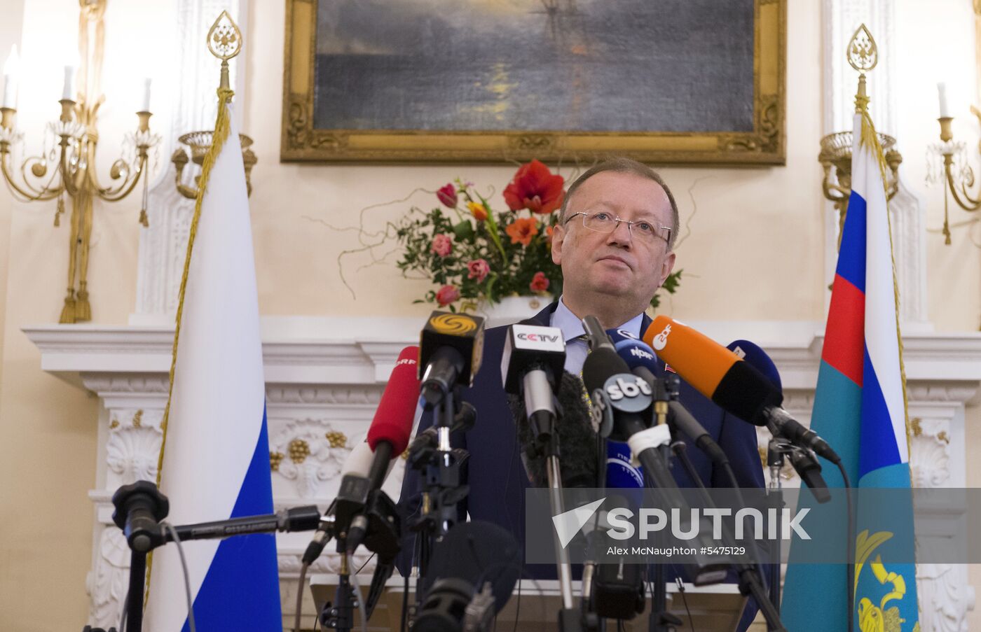 Russian Ambassador to UK Alexander Yakovenko's news conference