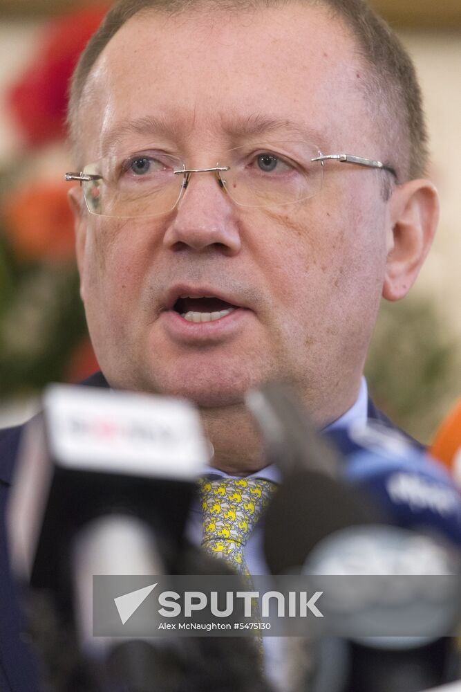 Russian Ambassador to UK Alexander Yakovenko's news conference