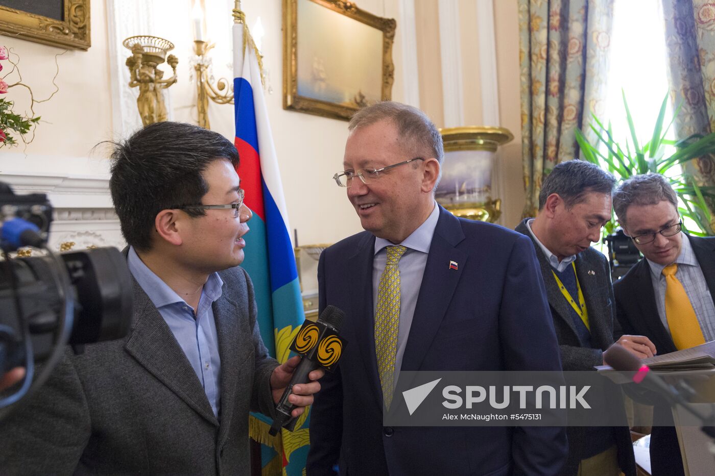 Russian Ambassador to UK Alexander Yakovenko's news conference
