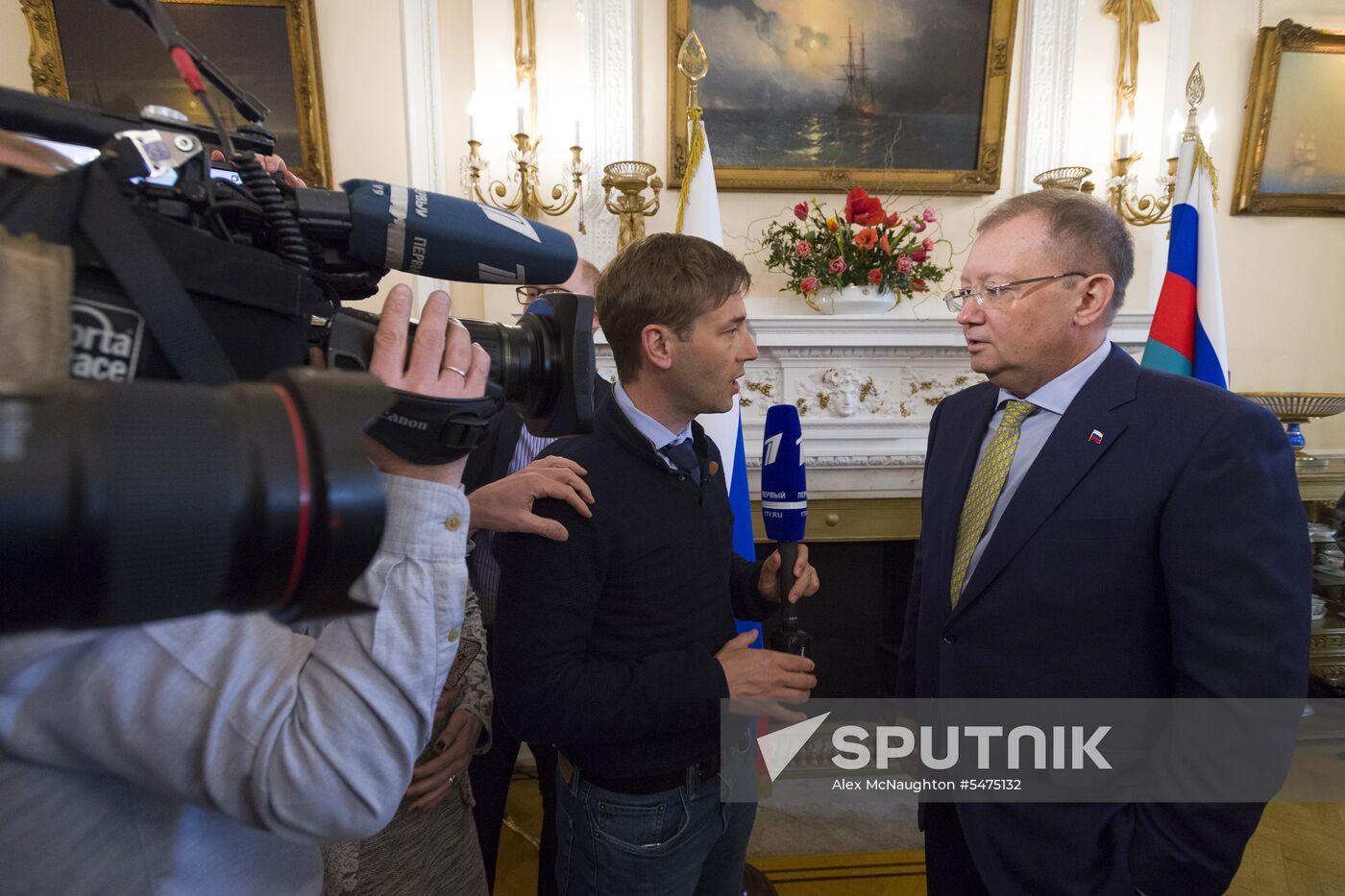 Russian Ambassador to UK Alexander Yakovenko's news conference