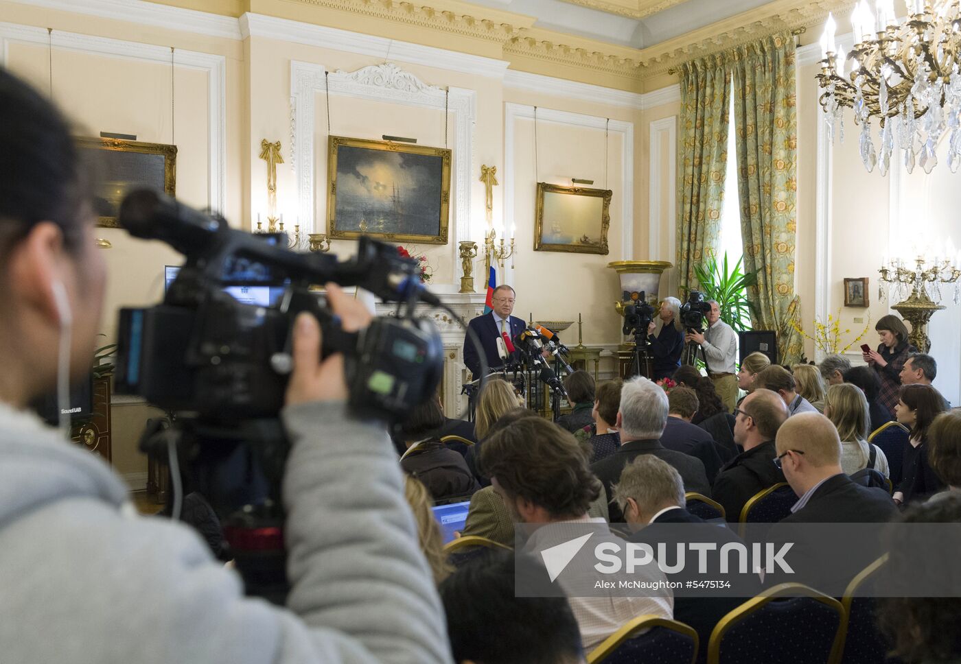Russian Ambassador to UK Alexander Yakovenko's news conference