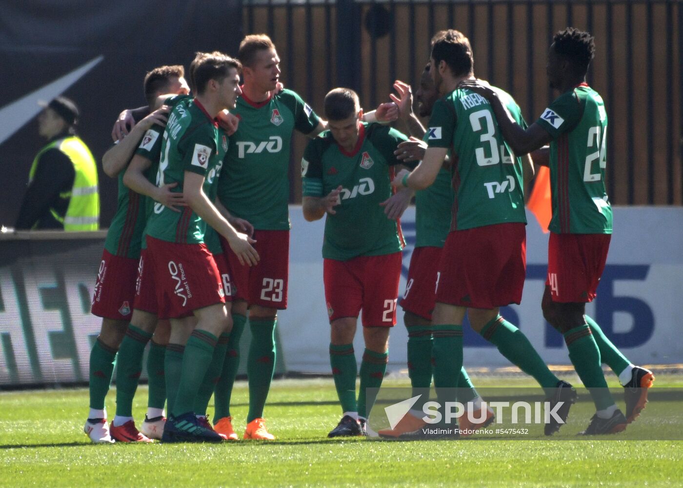 Football. Russian Football Premier League. Dynamo vs. Lokomotiv