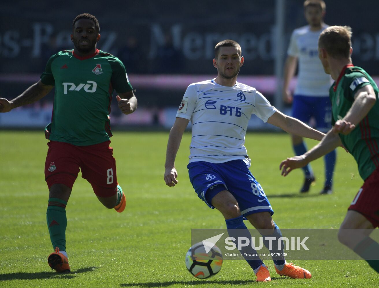 Football. Russian Football Premier League. Dynamo vs. Lokomotiv