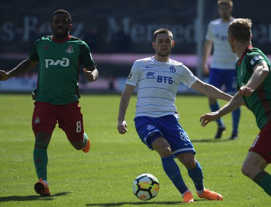 Football. Russian Football Premier League. Dynamo vs. Lokomotiv