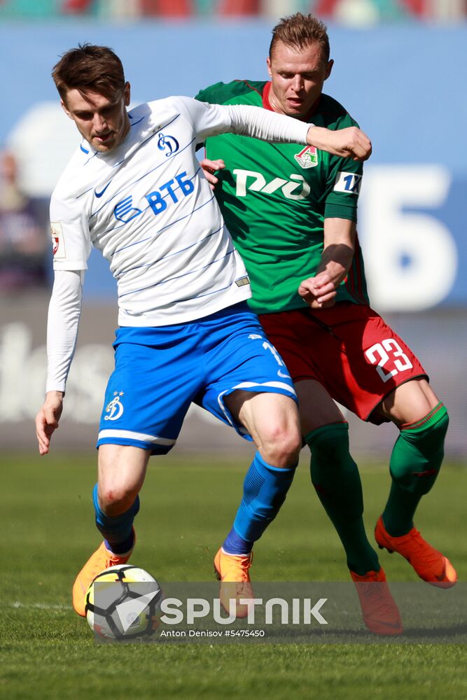 Football. Russian Football Premier League. Dynamo vs. Lokomotiv