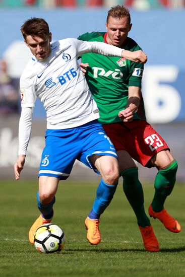 Football. Russian Football Premier League. Dynamo vs. Lokomotiv
