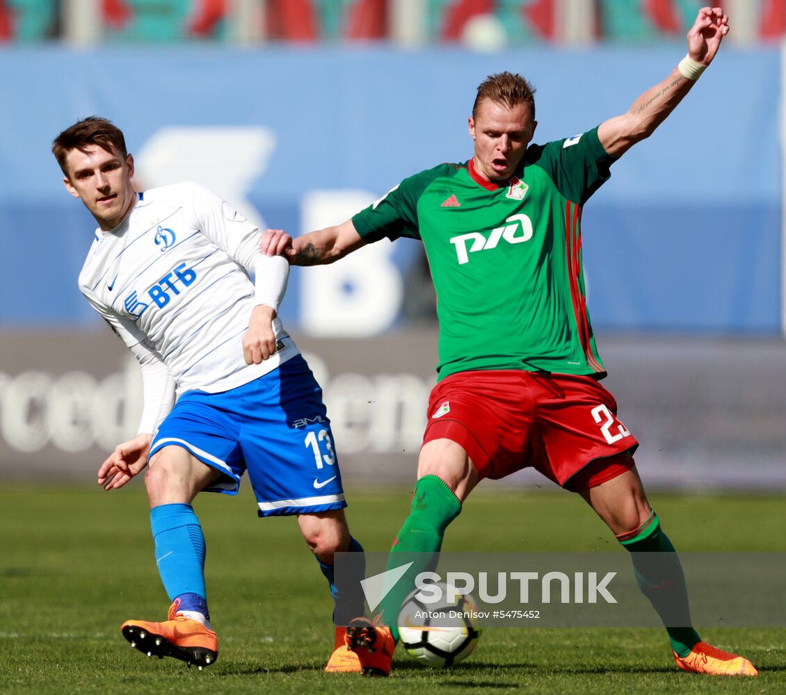 Football. Russian Football Premier League. Dynamo vs. Lokomotiv