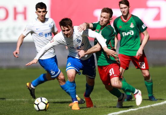 Football. Russian Football Premier League. Dynamo vs. Lokomotiv