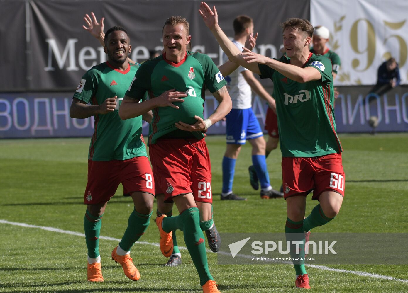 Football. Russian Football Premier League. Dynamo vs. Lokomotiv