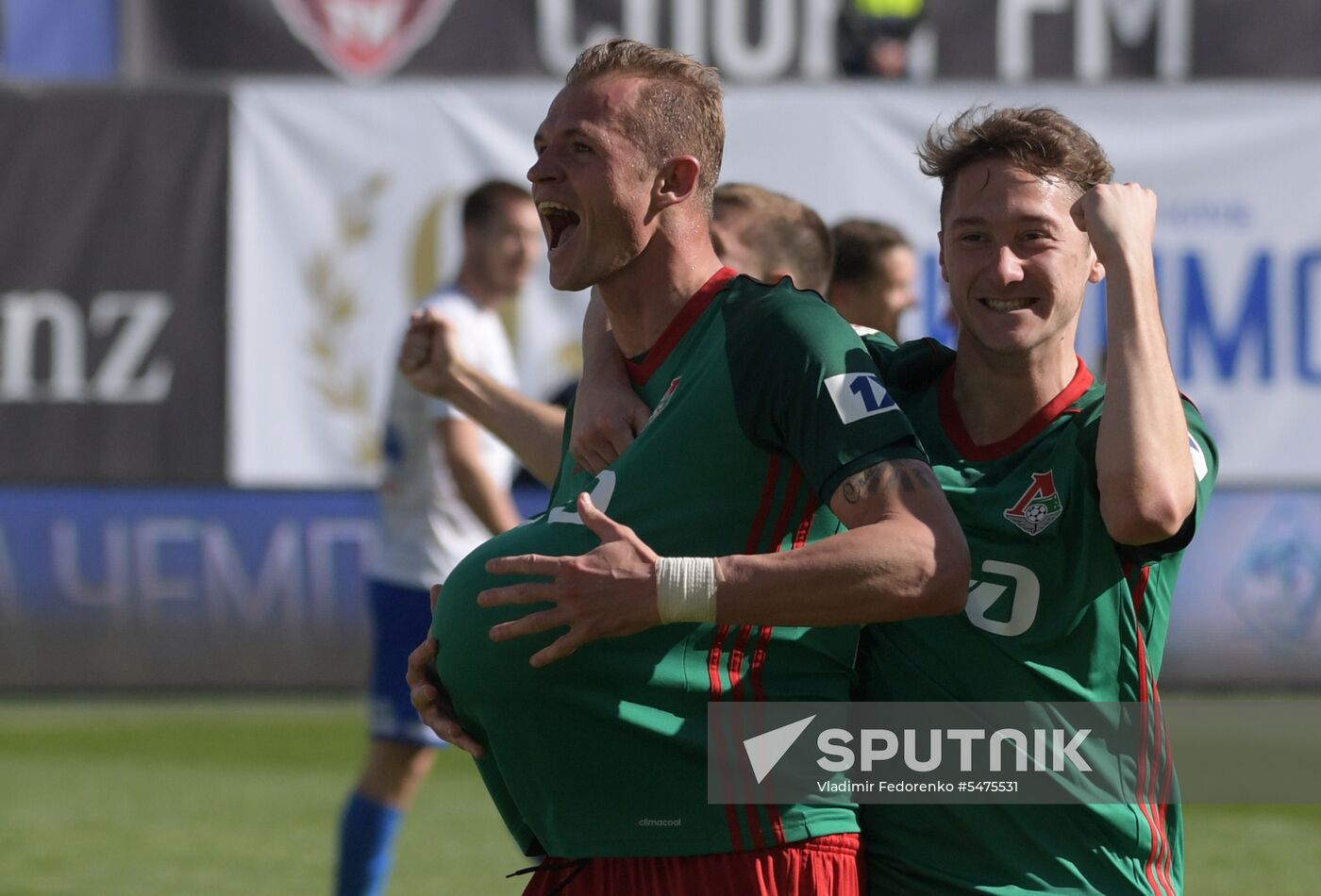 Football. Russian Football Premier League. Dynamo vs. Lokomotiv