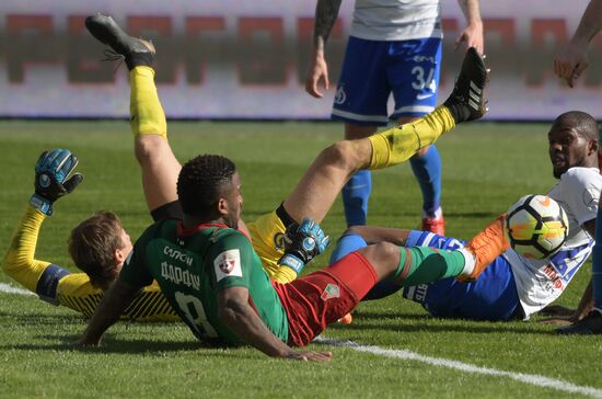 Football. Russian Football Premier League. Dynamo vs. Lokomotiv