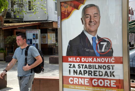Presidential election campaign in Montenegro