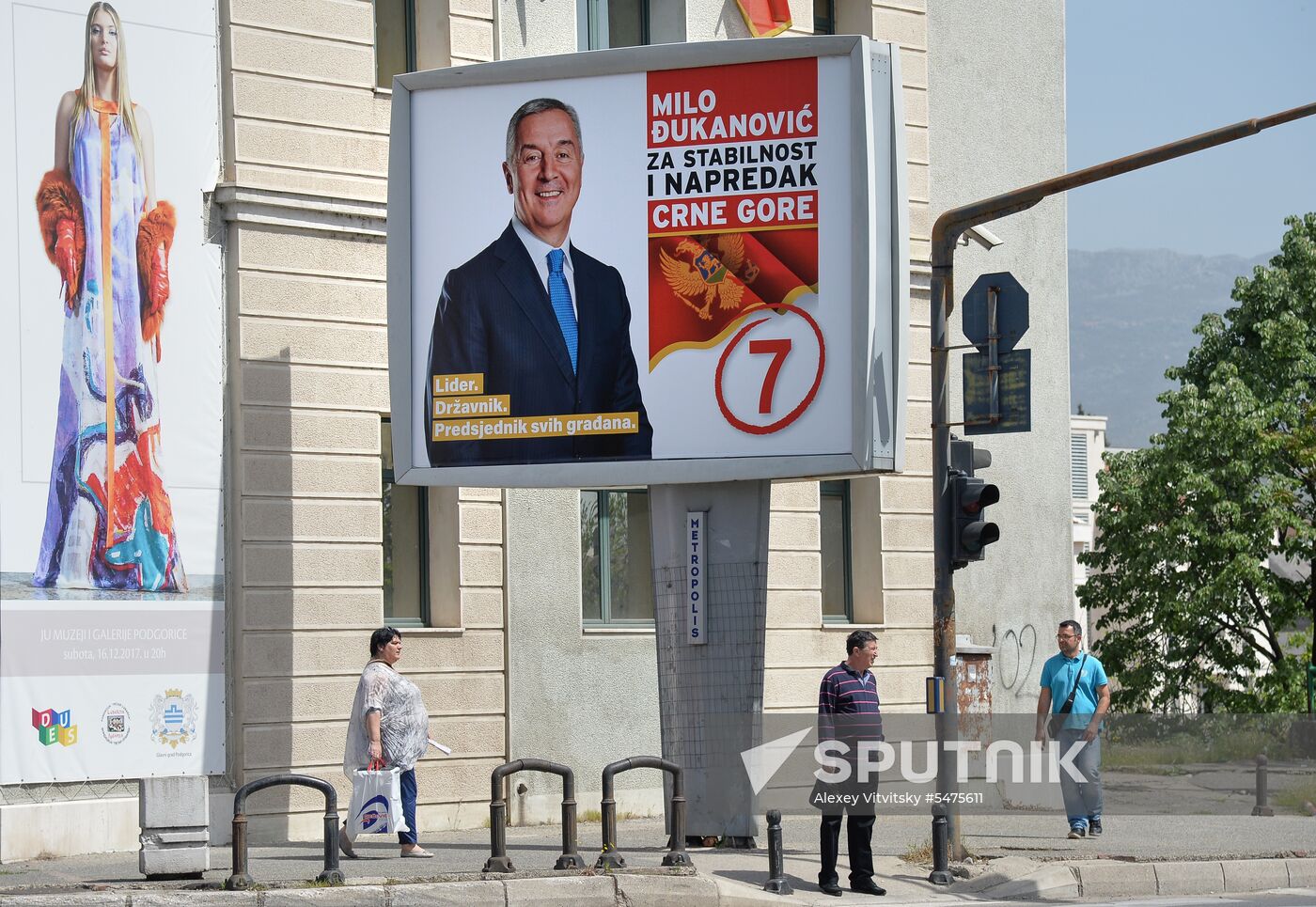 Presidential election campaign in Montenegro