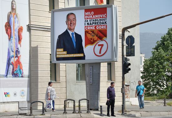 Presidential election campaign in Montenegro
