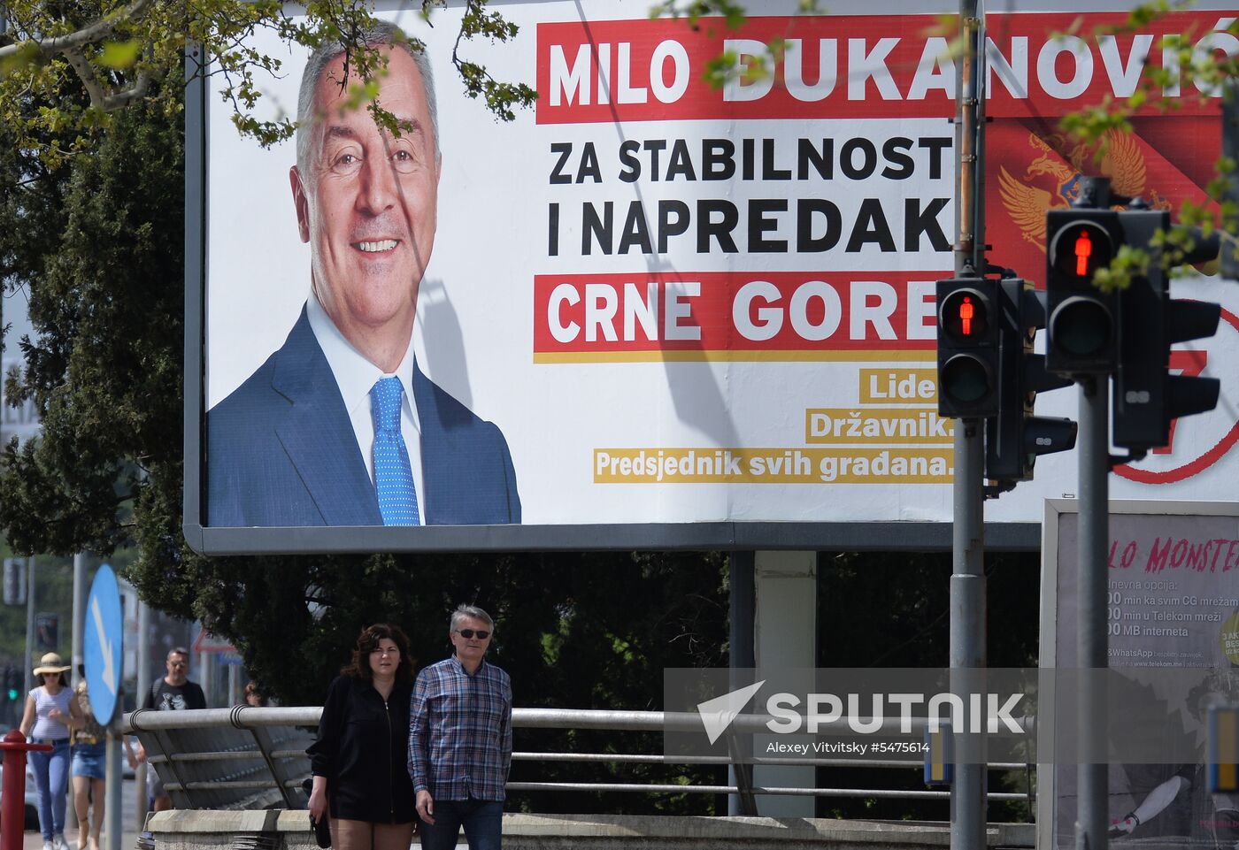 Presidential election campaign in Montenegro