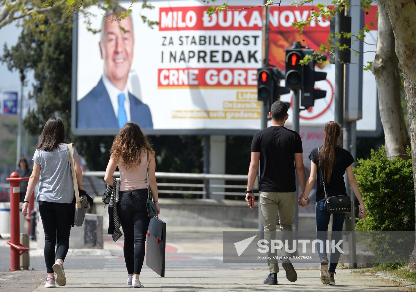 Presidential election campaign in Montenegro