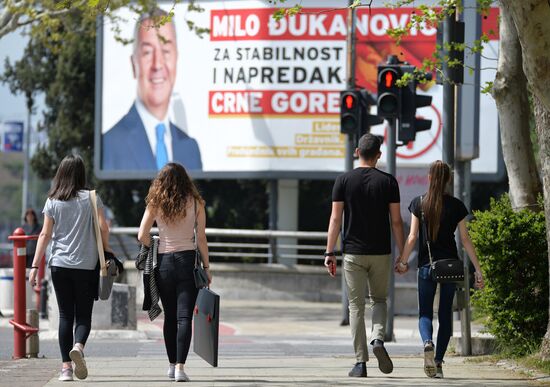 Presidential election campaign in Montenegro