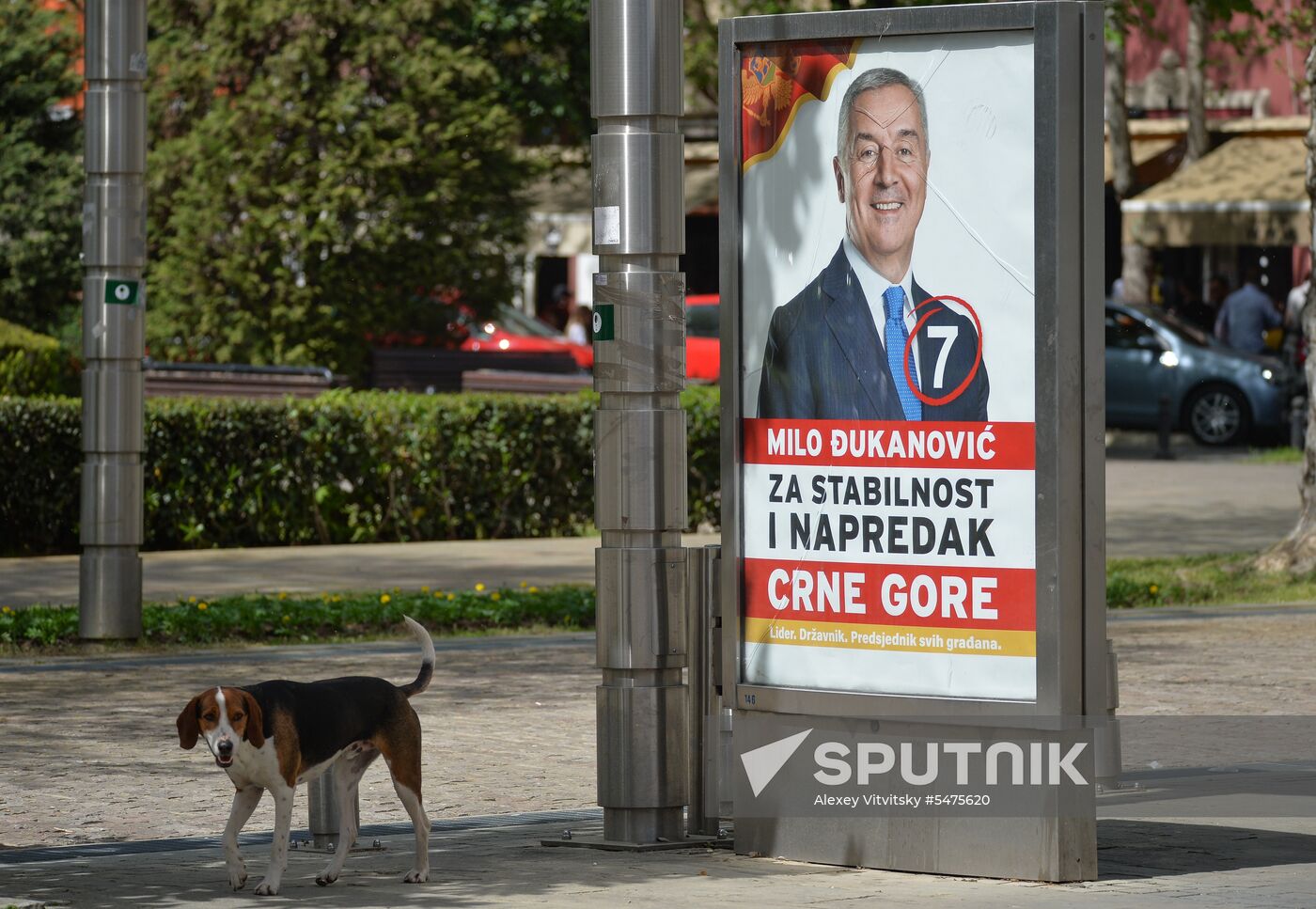 Presidential election campaign in Montenegro