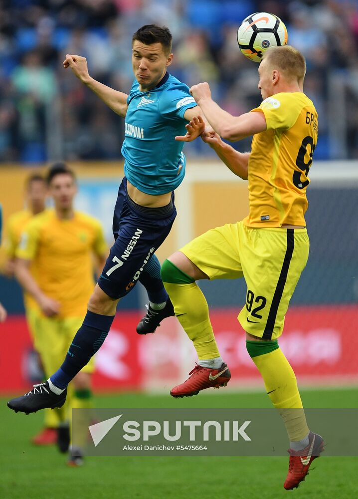 Football. Russian Premier League. Zenit vs. Anzhi