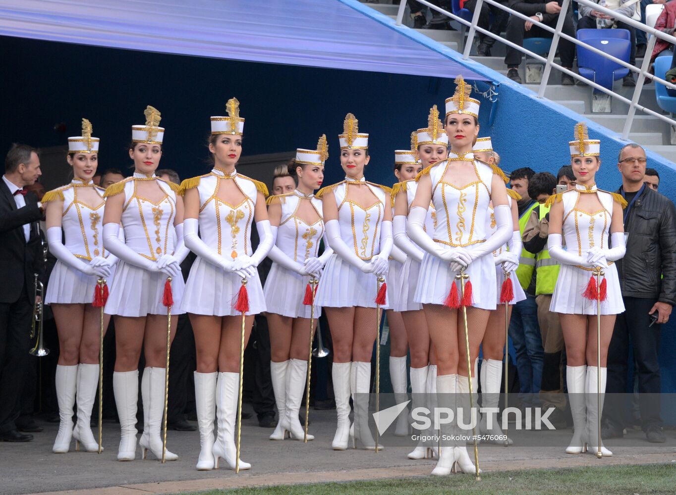 Football. First official match at Nizhny Novgorod Stadium