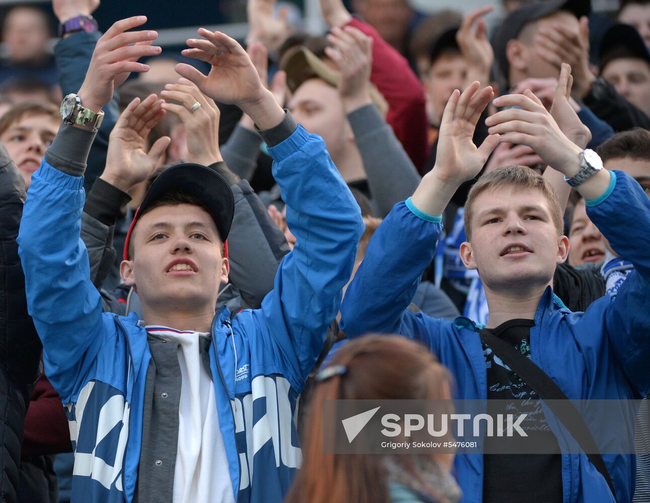 Football. First official match at Nizhny Novgorod Stadium