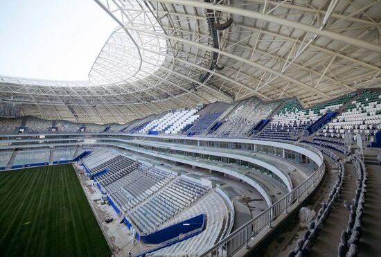 Turf laid at Samara Arena