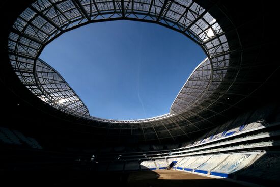 Turf laid at Samara Arena