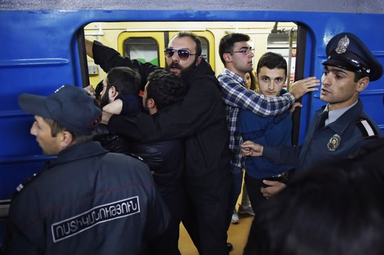 Opposition protest in Yerevan