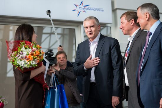New airport terminal opens in Simferopol