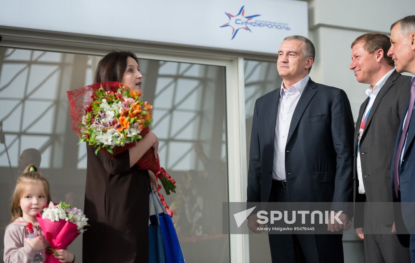 New airport terminal opens in Simferopol