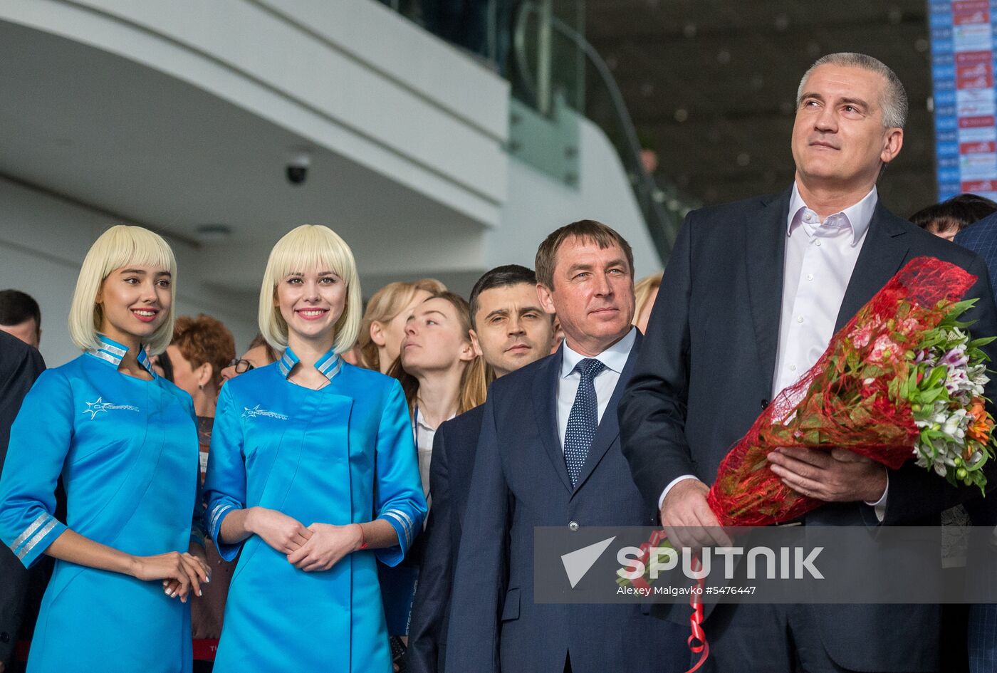 New airport terminal opens in Simferopol