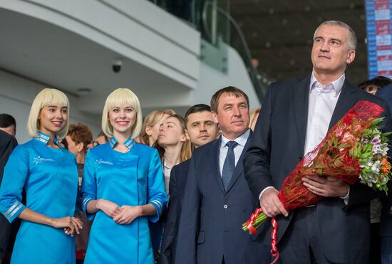New airport terminal opens in Simferopol