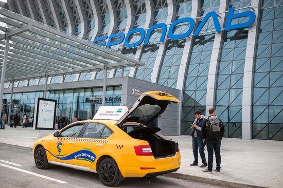 New airport terminal opens in Simferopol
