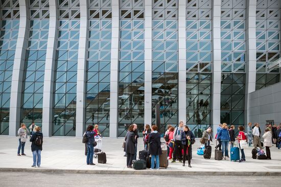 New airport terminal opens in Simferopol