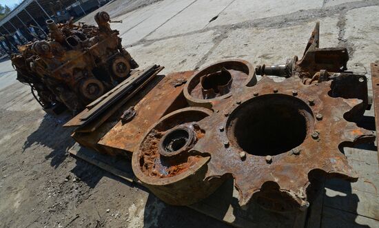 American Sherman tank restored in Primorye Territory