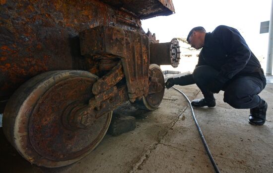 American Sherman tank restored in Primorye Territory