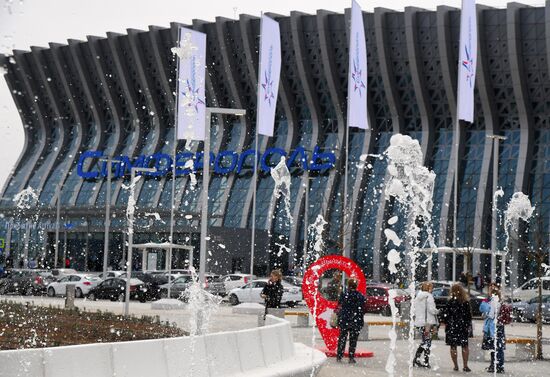 New airport terminal opens in Simferopol