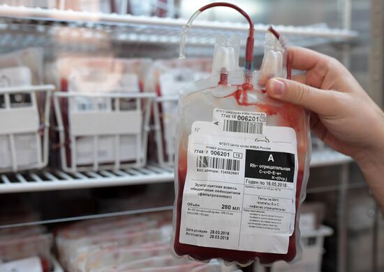 Russia's FMBA blood transfusion center