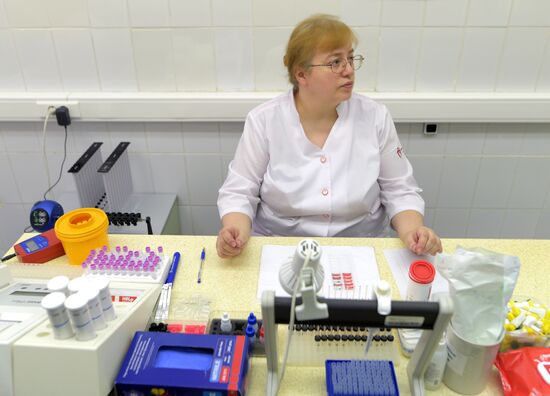 Russia's FMBA blood transfusion center