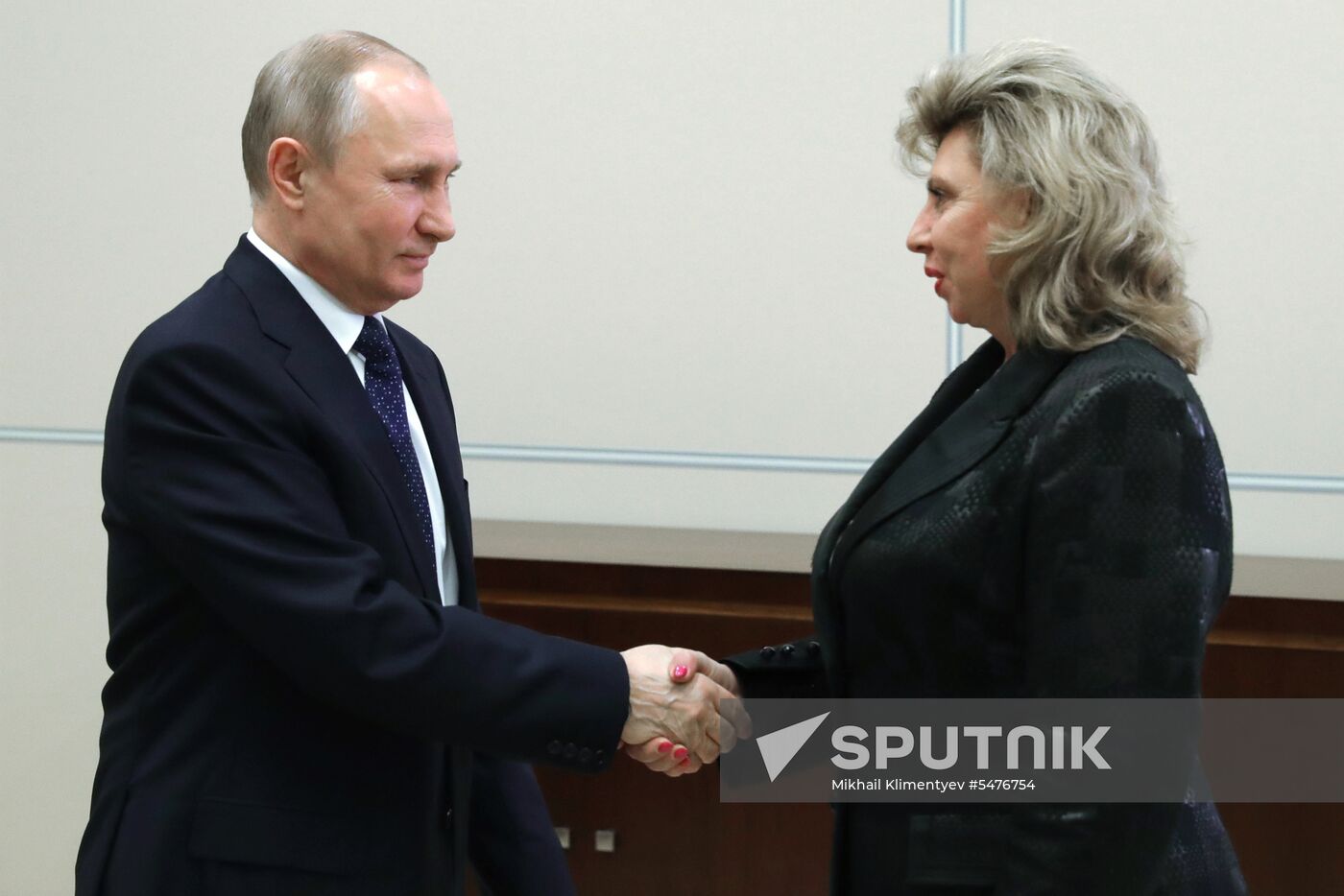 President Vladimir Putin meets with High Commissioner for Human Rights Tatyana Moskolkova