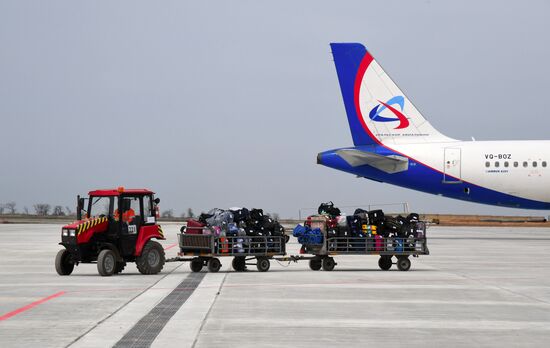 New airport terminal opens in Simferopol