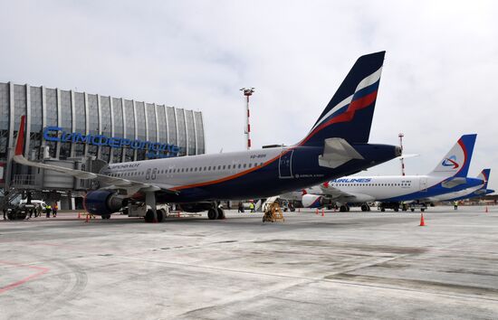 New airport terminal opens in Simferopol