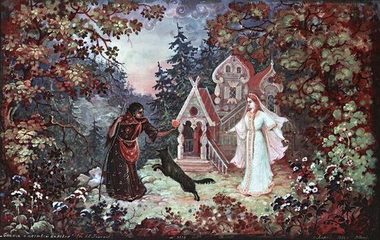 Kholui lacquer miniature