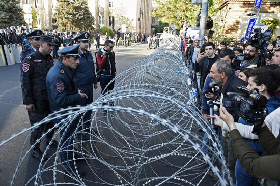 Opposition protest in Yerevan
