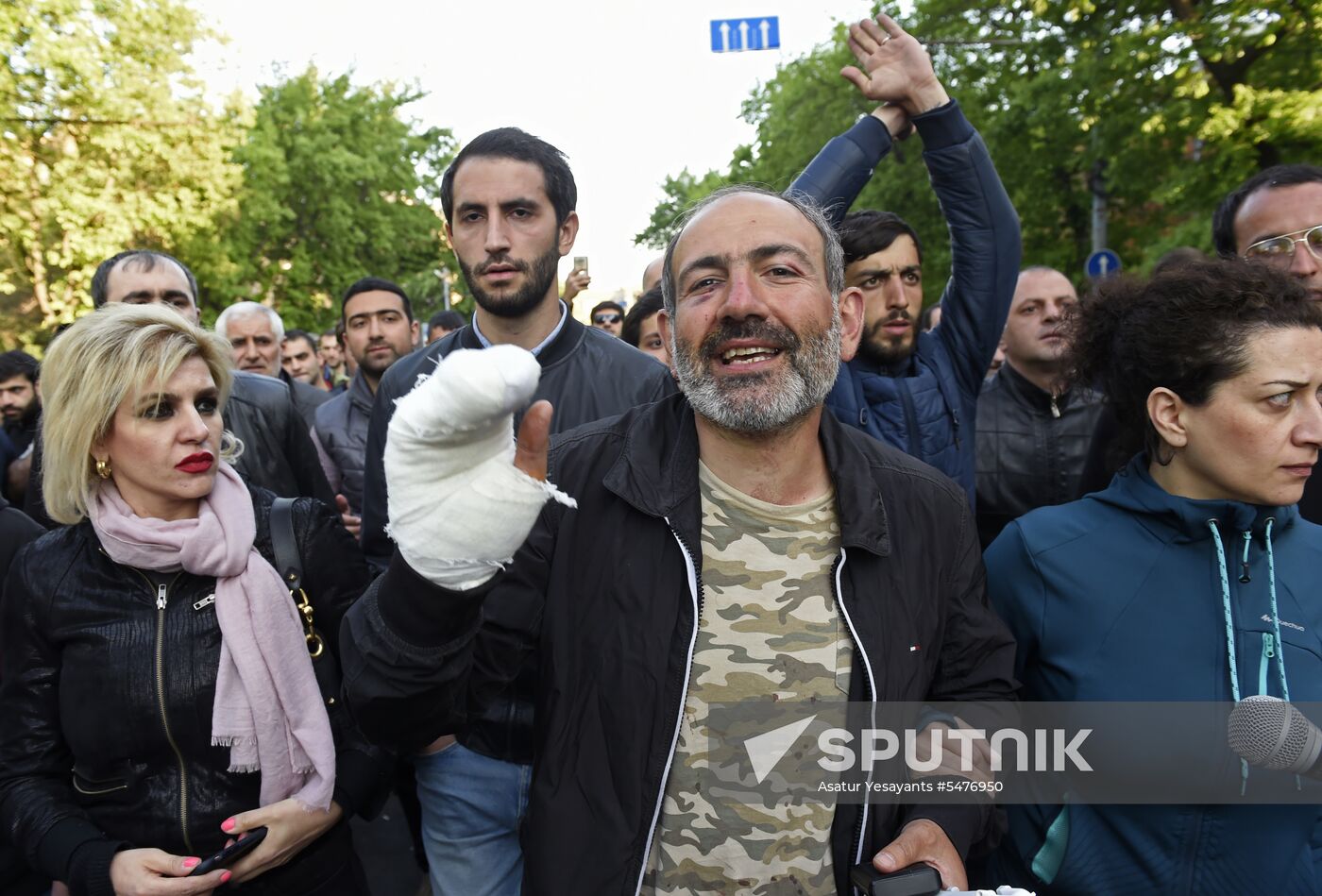 Opposition protest in Yerevan