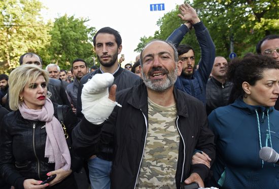 Opposition protest in Yerevan
