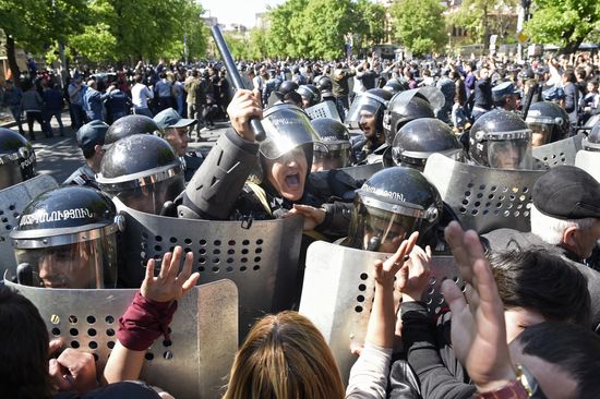 Opposition protest in Yerevan