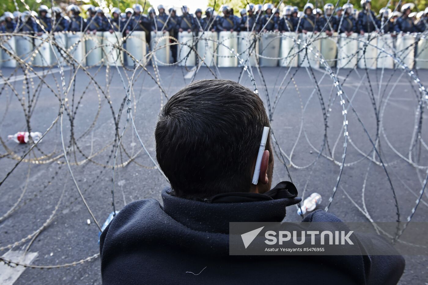 Opposition protest in Yerevan