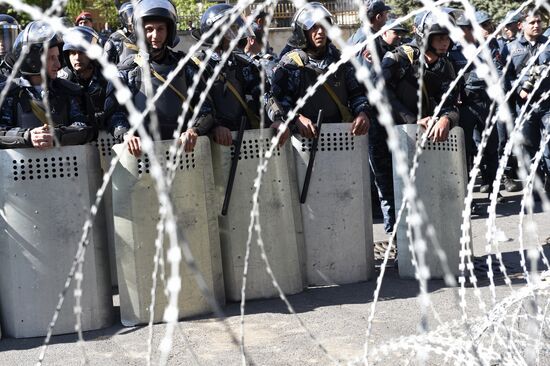 Opposition protest in Yerevan