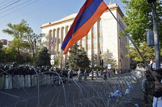 Opposition protest in Yerevan